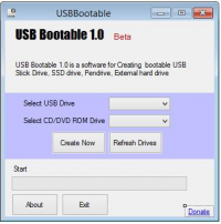 USBBootable 1.0 Beta screenshot. Click to enlarge!