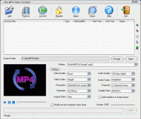 Ultra MP4 Video Converter 6.1.1208 screenshot. Click to enlarge!