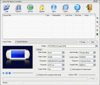 Ultra PSP Movie Converter 6.1.1208 screenshot. Click to enlarge!
