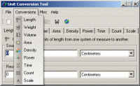 Unit Conversion Tool 5.0 screenshot. Click to enlarge!