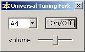 Universal Tuning Fork 2006.06 screenshot. Click to enlarge!