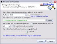 Universal USB Installer 1.9.7.8 screenshot. Click to enlarge!
