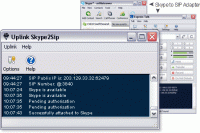 Uplink Skype to Sip Adapter 1.21 screenshot. Click to enlarge!