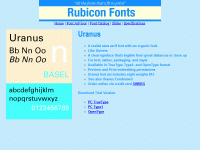 Uranus Font TT 2.00 screenshot. Click to enlarge!