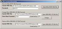VBA Password Recovery 1.0 screenshot. Click to enlarge!