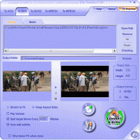 VIDEO Format Converter PR0 2011.1105 screenshot. Click to enlarge!