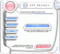 VIP Privacy 1.3 screenshot. Click to enlarge!
