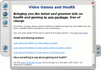 Video Games and Health 1.001 screenshot. Click to enlarge!