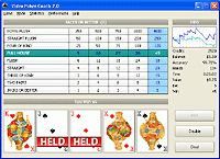 Video Poker Coach 2.1 screenshot. Click to enlarge!