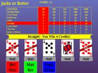Video Poker - Jacks or Better 1.0 screenshot. Click to enlarge!