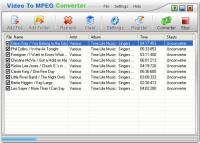 Video To MPEG Converter 1.00 screenshot. Click to enlarge!