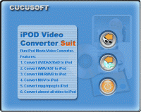 Video and DVD to iPod Suite 3.21 screenshot. Click to enlarge!