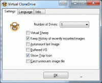 Virtual CloneDrive 5.5.0.0 screenshot. Click to enlarge!