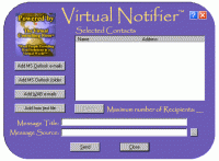 Virtual Notifier 1.0 screenshot. Click to enlarge!