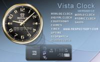 Vista Clock 1.2 screenshot. Click to enlarge!
