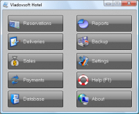 Vladovsoft Hotel 6.1.0 screenshot. Click to enlarge!