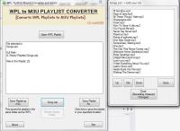 WPL To M3U Playlist Converter and Editor 3.1 screenshot. Click to enlarge!