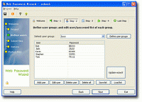 Web Password Wizard 2.6 screenshot. Click to enlarge!