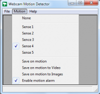 WebCam Motion Detector Free 1.1 screenshot. Click to enlarge!