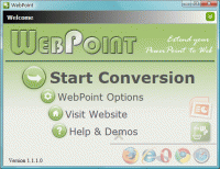 WebPoint 1.7.3 screenshot. Click to enlarge!