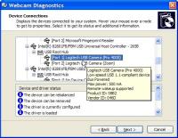 Webcam Diagnostics 1.10 screenshot. Click to enlarge!