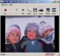 WebcamMail 2.0 screenshot. Click to enlarge!