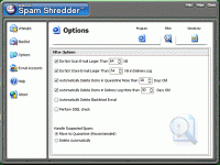 Webroot Spam Shredder 1.9 screenshot. Click to enlarge!
