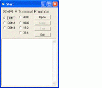 Win/CE Std Serial Comm Lib for eVB 3.3 screenshot. Click to enlarge!
