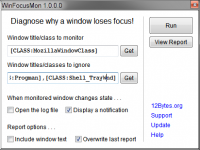 WinFocusMon 1.0.0.0 screenshot. Click to enlarge!