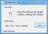 Window On Top 2.0 screenshot. Click to enlarge!