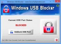 Windows USB Blocker 2.1 screenshot. Click to enlarge!