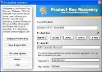 Windows and Office Product Key Viewer 2 screenshot. Click to enlarge!