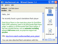Winmail Opener 1.4 screenshot. Click to enlarge!