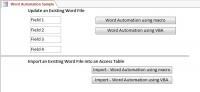 Word Automation  screenshot. Click to enlarge!