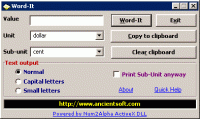Word-It 1.0 screenshot. Click to enlarge!