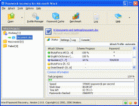 Word Password Recovery Wizard 2.1.2 screenshot. Click to enlarge!