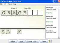Word Workout 1.2 screenshot. Click to enlarge!