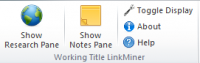 Working Title LinkMiner 1.0.1.8 screenshot. Click to enlarge!