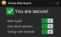 Xvirus Web Guard 2.0.3.0 screenshot. Click to enlarge!