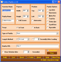 Yaldex PopUp 4.0 4.0 screenshot. Click to enlarge!