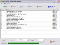 Zeallsoft Audio CD Burner 5.53 screenshot. Click to enlarge!