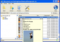 Zipeg for Windows 2.9.2.1253 screenshot. Click to enlarge!
