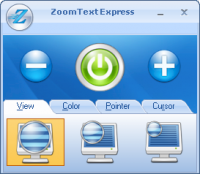 ZoomText Express 1.0 screenshot. Click to enlarge!