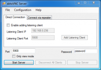abtoVNC Server SDK 1.4.0.0 screenshot. Click to enlarge!
