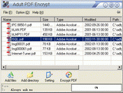 ap PDF Encrypt 3.0 screenshot. Click to enlarge!