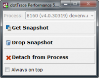 dotTrace Profiling SDK 5.2.1.0 screenshot. Click to enlarge!