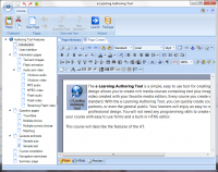 e-Learning Authoring Tool 1.0 screenshot. Click to enlarge!
