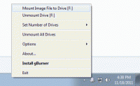 gBurner Virtual Drive 4.3 screenshot. Click to enlarge!