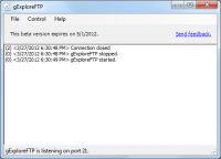 gExploreFTP 1.3.0.0 screenshot. Click to enlarge!