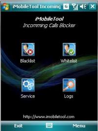 iMobileTool Incoming Calls Blocker 2.1 screenshot. Click to enlarge!